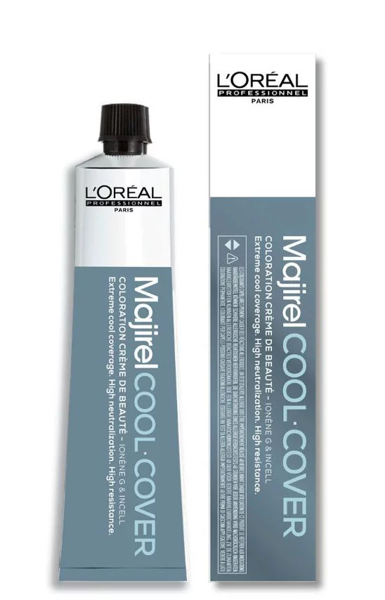 Loreal Majirel Cool Cover | Trwała farba do włosów o chłodnych odcieniach kolor 7.18 blond popielaty mokka 50ml