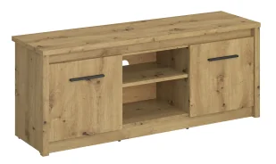 Szafka RTV z półkami do salonu dąb artisan D6-Z30 - Szafki RTV - miniaturka - grafika 1