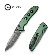 Noże - Civivi Hyperpulse Green Aluminium, Damascus (C23087A-DS1) - miniaturka - grafika 1