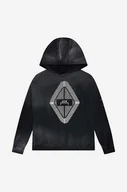 Bluzy męskie - A-COLD-WALL* bluza bawełniana Gradient Hoodie męska kolor czarny z kapturem wzorzysta ACWMW126-BLACK - miniaturka - grafika 1