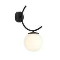 Lampy ścienne - Emibig Boston kinkiet 1-punktowy czarny/biały 1109/k1 - miniaturka - grafika 1