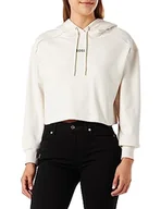 Bluzy damskie - BOSS C_eflam bluza damska, Open White118, XS - miniaturka - grafika 1