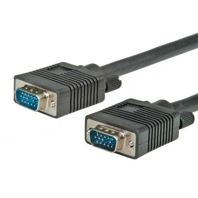 Value Kabel Kabel SVGA HD15 M - HD15 M 6m black - S3604