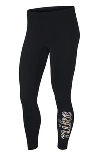 LEGGINSY NIKE 7/8 KWIATOWE LOGO CU5342010 r. XS - Legginsy - miniaturka - grafika 1