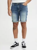 Spodenki męskie - Blend Szorty jeansowe 20713326 Niebieski Slim Fit - miniaturka - grafika 1