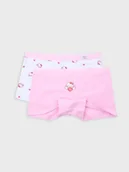 Majtki dla dzieci - Sinsay - Bokserki 2 pack Hello Kitty - różowy - miniaturka - grafika 1