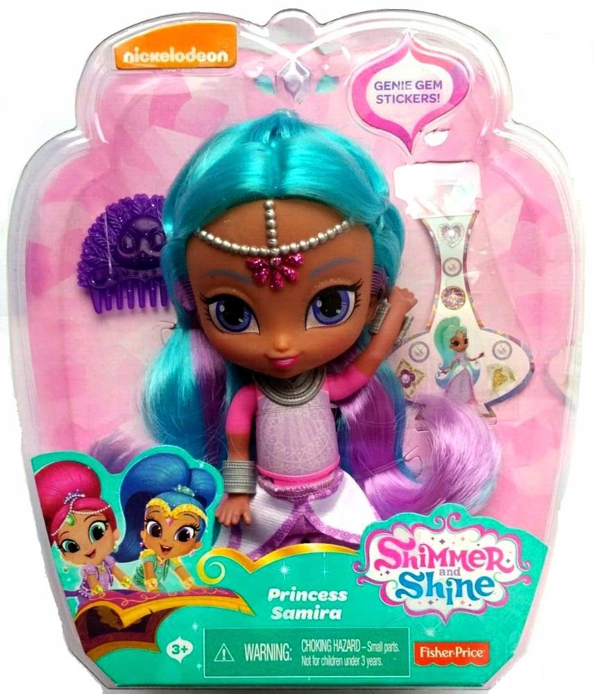Fisher Price Księżniczka Samira Shimmer I Shine Lalka 15cm