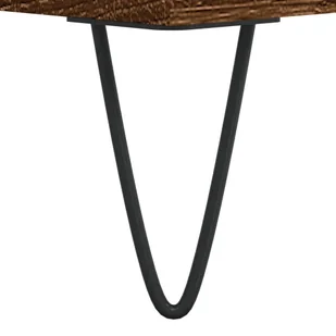 Stolik kawowy, brązowy dąb, 90x60x35cm, materiał drewnopochodny Lumarko! - Ławy i stoliki kawowe - miniaturka - grafika 10