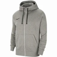 Bluzy męskie - Nike Bluza Sportowa Bawełna Szara Popiel Rozpinana z kapturem XXL - miniaturka - grafika 1