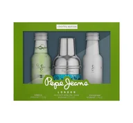 Zestawy perfum damskich - Zestaw kosmetyków Pepe Jeans Cocktail edition For Him Woda toaletowa 30 ml + Żel pod prysznic 50 ml + Krem po goleniu 50 ml (8436581947441) - miniaturka - grafika 1