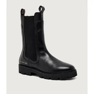 Botki damskie - Tommy Hilfiger Skórzane sztyblety CHELSEA - miniaturka - grafika 1