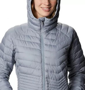 Damski płaszcz puchowy pikowany COLUMBIA Powder Lite Mid Jacket - Kurtki damskie - miniaturka - grafika 1