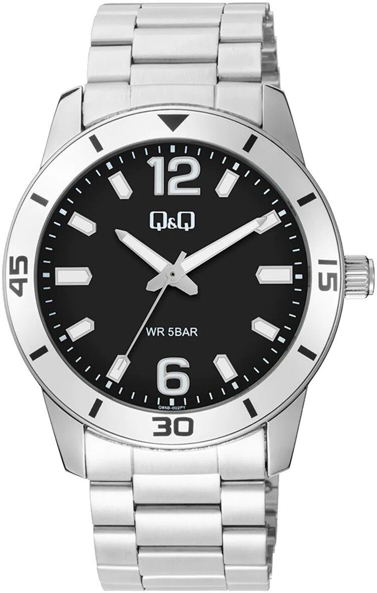 Zegarek męski QQ Q85B-002P srebrny