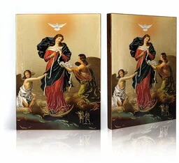 Ikona religijna Matka Boża Rozwiązująca Węzły - Ikony i obrazy sakralne Ikona religijna Matka Boża Rozwiązująca Węzły - Ikony i obrazy sakralne - miniaturka - grafika 1