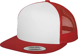 Flexfit Damska/męska czapka typu trucker Cap Classic unisex Snapback czapka dla dorosłych, czerwony/Wht/Red, jeden rozmiar - Czapki damskie - miniaturka - grafika 1