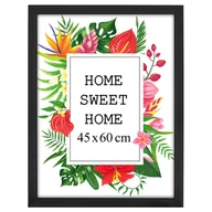 Ramki na zdjęcia - Ramka na zdjęcia 45x60 cm, drewniana w kolorze czarnym - miniaturka - grafika 1