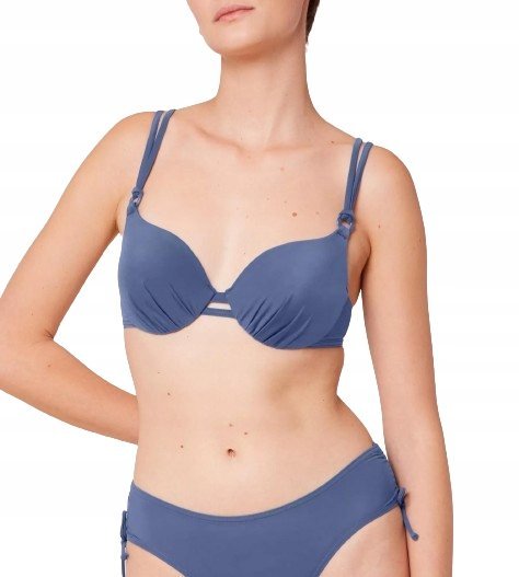 Góra Bikini Triumph Summer Mix & Match WP 90C 44C Niebieska Usztywniana