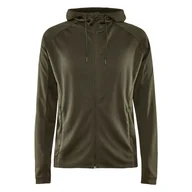 Kurtki męskie - Męska Kurtka CRAFT EVOLVE HOOD JACKET M 1910157-680100 – Oliwkowy - miniaturka - grafika 1
