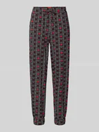 Piżamy męskie - Spodnie od piżamy w kroju comfort fit z czystej bawełny model 'AMORO' - miniaturka - grafika 1