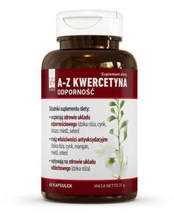 A-Z Kwercetyna Odporność 60 kapsułek - Przeziębienie i grypa - miniaturka - grafika 1