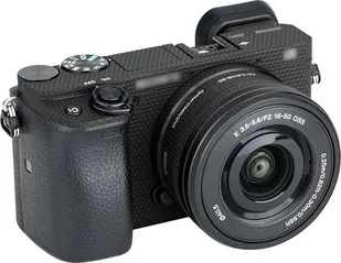 JJC Okleina na korpus aparatu JJC KS-A6400MK Matrix Black do Sony A6400 - Akcesoria fotograficzne - miniaturka - grafika 1