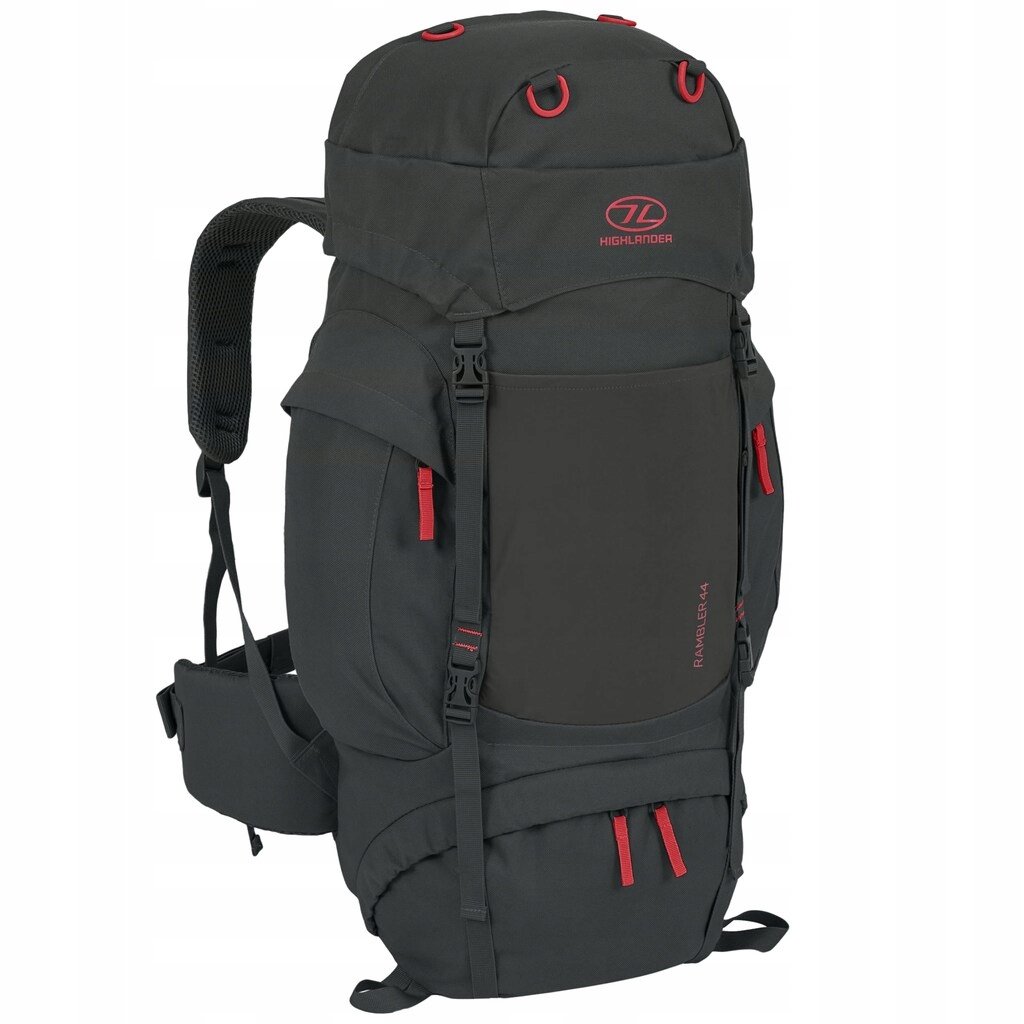 Plecak turystyczny trekkingowy Highlander Outdoor Rambler 44 l Charcoal