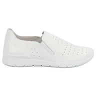 Slip on damskie - Queen Bee Lekkie Trampki Slip On białe - ButyModne - miniaturka - grafika 1