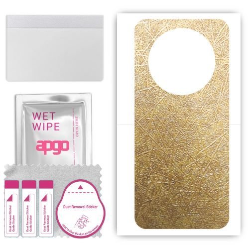 folia naklejka skórka strukturalna na TYŁ do Realme P1 - Tkanina Włókno - apgo SKINS