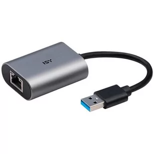 Adapter ISY IAD-1010-A USB-A - LAN (RJ-45) - Karty sieciowe - miniaturka - grafika 1