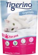 Żwirek dla kotów - Tigerino Crystals Fun kolorowy żwirek dla kota - Różowy, 5 l (ok. 2,1 kg) - miniaturka - grafika 1