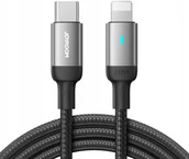 Kable komputerowe i do monitorów - Joyroom kabel USB C - Lightning 20W A10 Series 1,2 m czarny (S-CL020A10) - miniaturka - grafika 1
