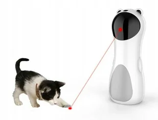 ZABAWKA DLA KOTA LASER LED AUTOMATYCZNA INTERAKTYWNA USB KOT SAM ZABAWA - Zabawki dla kotów - miniaturka - grafika 1