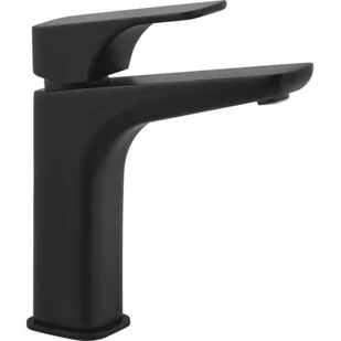 Deante Bateria umywalkowa wysoka Hiacynt Nero czarna BQH N21K BQH_N21K - Baterie umywalkowe - miniaturka - grafika 1