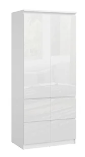 Szafa Boston Boss12 2D4S Akryl Biały Połysk - Szafy - miniaturka - grafika 1