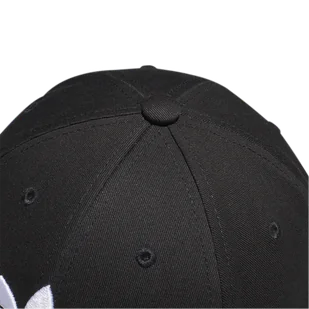 Czapka z daszkiem ADIDAS Classic Trefoil ORIGINALS bejsbolówka czarna - Czapki damskie - miniaturka - grafika 5