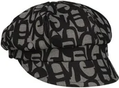 Czapki damskie - Czapka Kaszkiet Devena by Lierys, czarno-szary, One Size - miniaturka - grafika 1