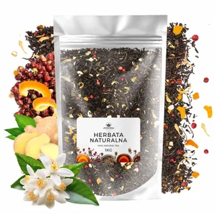 Herbata liściasta czarna Imbirowo-Pomarańczowa 1kg hurt jakość - Herbata - miniaturka - grafika 1
