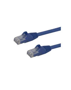 Startech.COM 1.5 M CAT6 CABLE - BLUE PATCH CORD - SNAGLESS - ETL VERIFIED - PATCH CABLE - 1.5 M - BLUE N6PATC150CMBL - Patchcordy - miniaturka - grafika 1