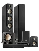 Kino domowe - Denon Zestaw kina domowego 5.1:  AVR-X1800H + Polk Audio ES60/ES15/ES35C/ES10SUB, Kolor: Biały - miniaturka - grafika 1