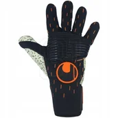Piłka nożna - Rękawice bramkarskie Uhlsport Speed Supergrip+ Reflex czarne 101125901 7,5 - miniaturka - grafika 1