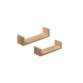 Półki do salonu - Półka "U" 30 cm, 40 cm 2 sztuki sonoma GROA - miniaturka - grafika 1