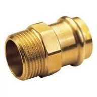 Łączniki, trójniki, kształtki - Gaz Nypel przejściowy GZ 18 mm x 1/2" - miniaturka - grafika 1