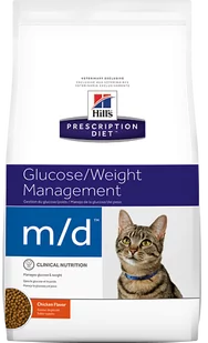 Hills Prescription Diet M/D Feline Weight Loss Diabetic 5 kg - Sucha karma dla kotów - miniaturka - grafika 1