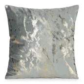Poszewki na poduszki - Poszewka dekoracyjna DORIS 45 x 45 cm stalowy - miniaturka - grafika 1