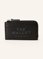 Etui na dokumenty i karty - Marc Jacobs Portfel The Leather Top Zip Multi Wallet schwarz - miniaturka - grafika 1