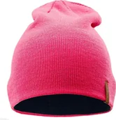 Czapki damskie - Elbrus Czapka zimowa damska dwustronna Elbrus Trend Wos czarno-różowa - miniaturka - grafika 1