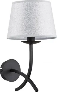 Alfa Mora 2298040 kinkiet lampa ścienna 1x40W E14 czarny/srebrny - Lampy ścienne - miniaturka - grafika 1