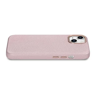 iCarer Litchi Premium Leather Case skórzane etui iPhone 14 magnetyczne z MagSafe różowy (WMI14220709-PK) - Etui i futerały do telefonów - miniaturka - grafika 11