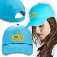 Czapki i chusty sportowe męskie - Czapka Daszek Blue Wiosnę EVERYTHING IS BE OKAY Wz - miniaturka - grafika 1