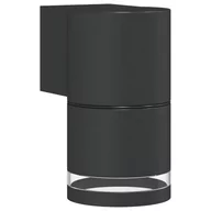 Lampy ogrodowe - vidaXL Kinkiet zewnętrzny, czarny, odlewane aluminium - miniaturka - grafika 1
